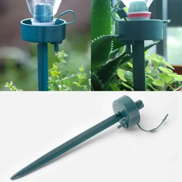 DIY Automatic Self-Watering Seepage Moving Plant Waterer Bottles Lazy Flower Water Drip Irrigation Device Controller