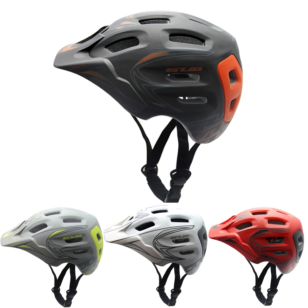 

GUB XX7 Ultralight Cycling MTB Mountain AM Racing competition Bicycle Bike Helmet Integrally-molded Visor EPS+PC 18 air vents