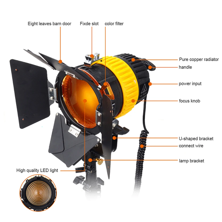 ALUMOTECH 3x80W LED Spotlight With V-mount Power+StandX3+SoftboX3 Kit For Studio Camera Video Photo