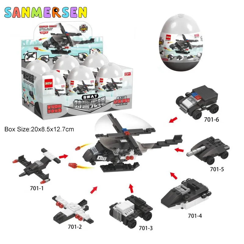 

Children Blocks Toys Helicopter Building Blocks Legoings Set DIY Assembly Models Battleship Toys Set Birthday Gifts for Kids