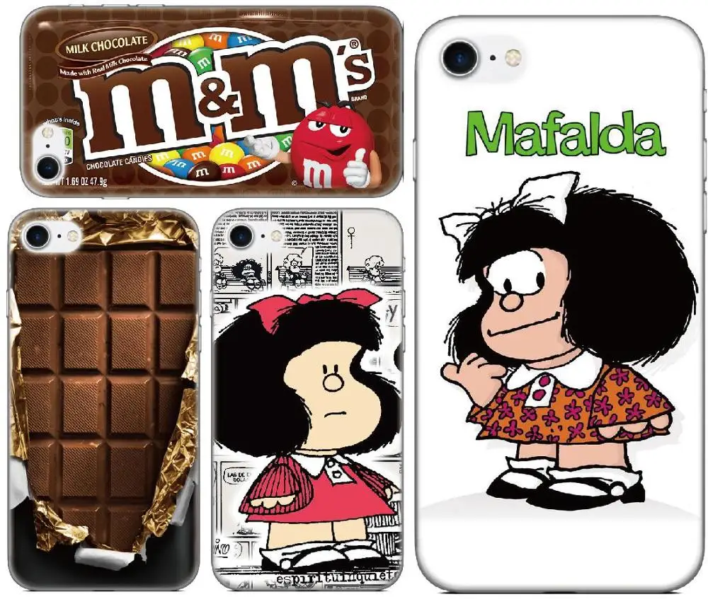 

Chocolate Mafalda Back Bumper Silicone Cover Soft TPU Phone Case For Google Pixel 2 3 4 3A XL 2XL 3XL Lite 4XL Rubber Fundas