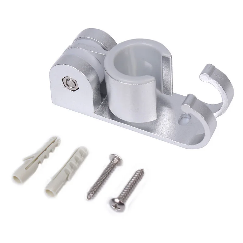 Bathroom Adjustable Aluminum Shower Head Holder Bracket Wall Mount Sprayer Stand Bracket Support Holder Mounting Bracket
