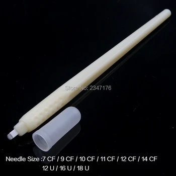 

10pcs Flex blade tattoo pen disposable Microblading Pen permanent makeup machine pen embroidery handpiece sterilized package