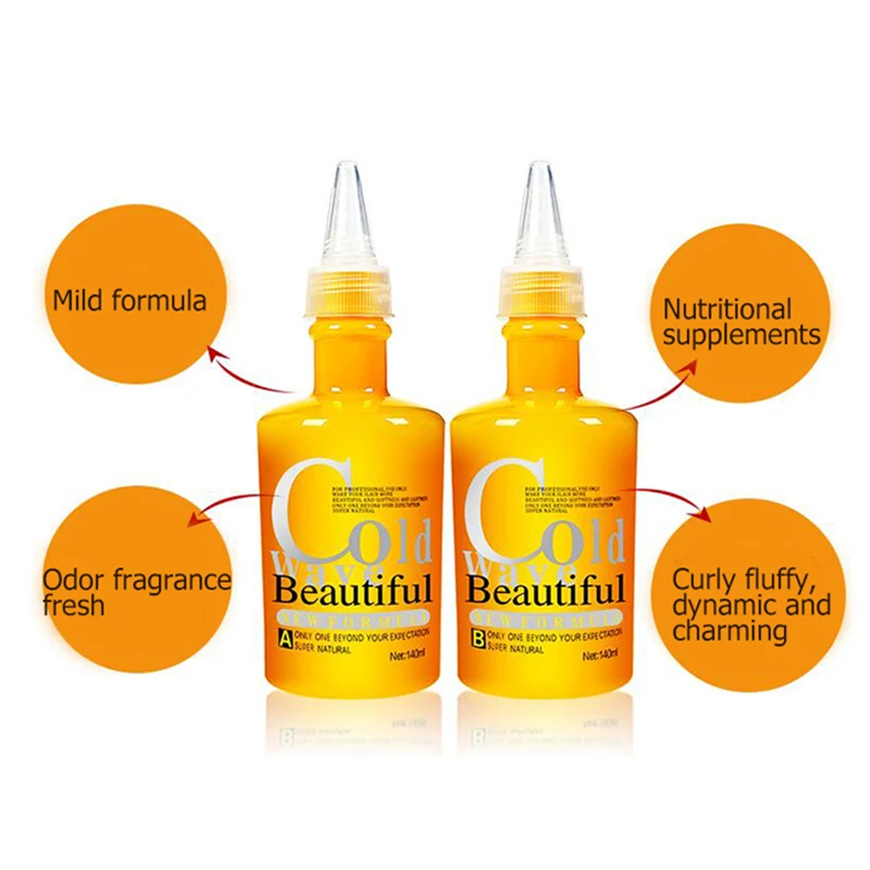 Organic Digital Permanent Wave Curl Curly Perm Cream Liquid Cold