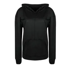 Для Женщин Йога топ, блуза, рубашка с капюшоном спинки кофты с длинным рукавом Спорт Виды спорта бег спортивная одежда с длинными рукавами#3j05