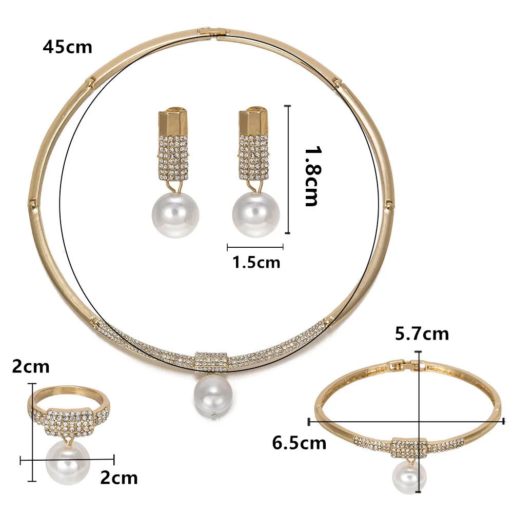 MUKUN женская одежда комплект ювелирных изделий Свадебная вечеринка ожерелье модный комплект Африканский Жемчуг Золотое Платье Свадебные аксессуары вечерние ювелирные изделия