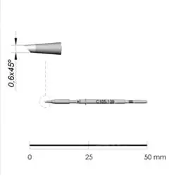 

JBC Cartridge C105-109 soldering tips for NP105 Nano Tweezer