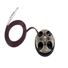 Высокое качество череп ножной переключатель для тату алюминиевый сплав педаль для тату-машина блок питания