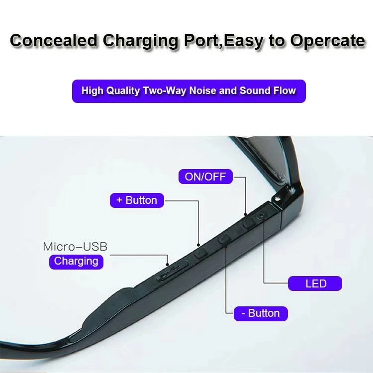 Bone conduction glasses GL01 Bluetooth IP67
