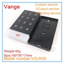 1 шт./лот, простая Экструзионная коробка 100*55*17 мм, АБС-пластик, распределительная коробка, корпус для системы посещаемости, шасси