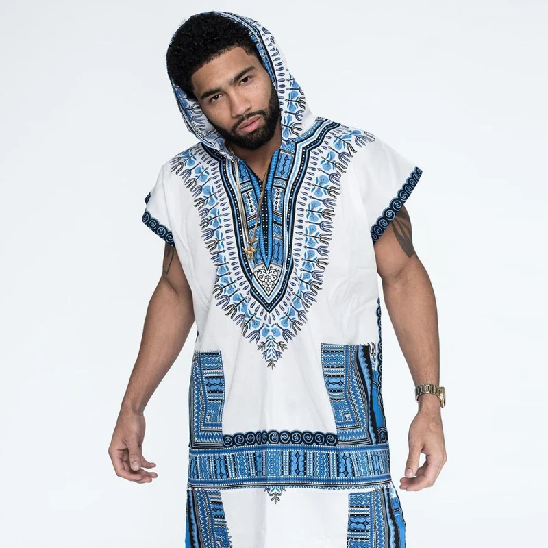 Мужская футболка с капюшоном Длинная летняя в европейском и американском стиле