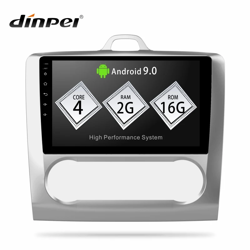 

Dinpei Android 9.0 Car Radio Multimedia Player For Ford Focus Exi AT 2004-2011 Auto-Air Conditioner GPS Navigation 4G Carplay