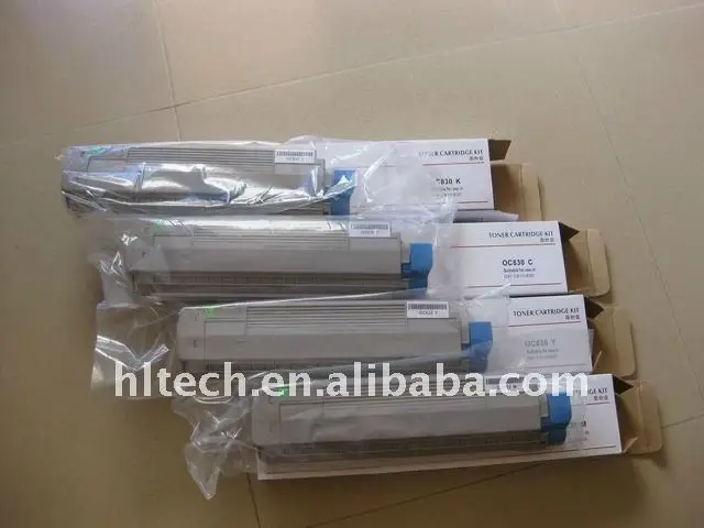 

Hot selling !!!! Compatible OKI C810/C830 color toner cartridge CMBY 4pcs/Lot