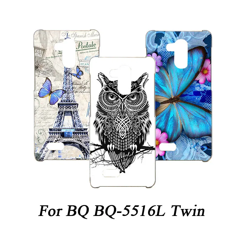 

Patterns Phone cover back case For BQ BQ-5516L Twin Case Cover DIY soft TPU Phone Cases For BQ BQ-5516L Twin Covers