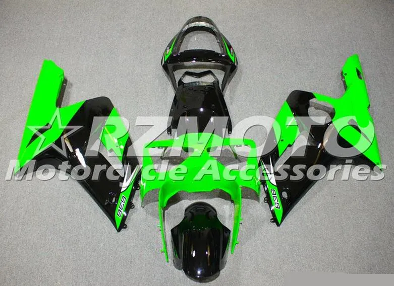 

New High quality Injection Abs Fairings Kit Fitment for kawasaki Ninja ZX6R 636 2003 2004 03 04 6R 600CC Bodywork green black