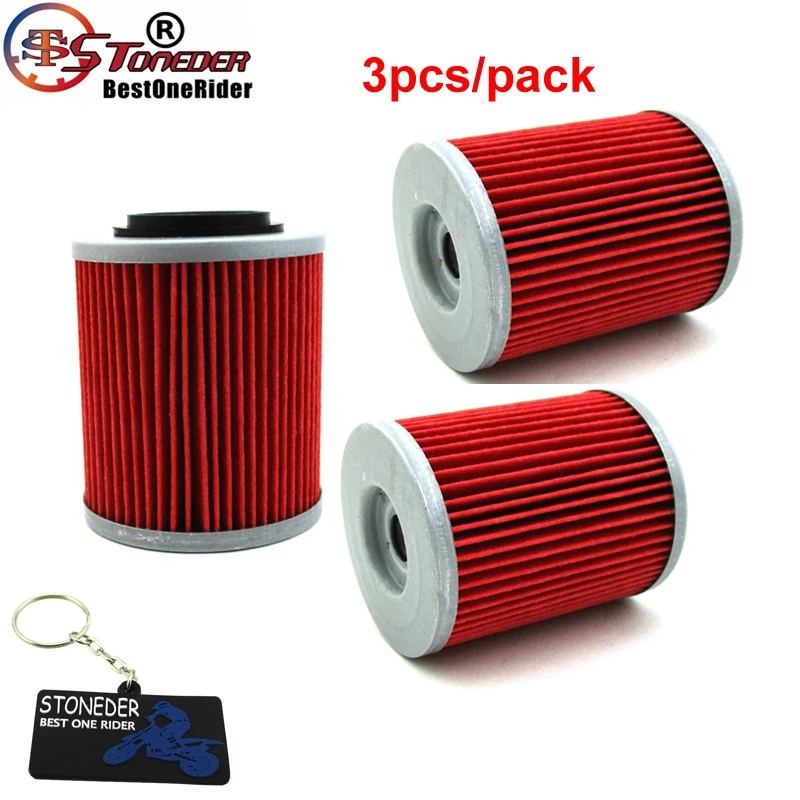 STONEDER 3x Oil Filter For MAVERICK MAX 1000R TURBO X DS LEGEND TRAIL V