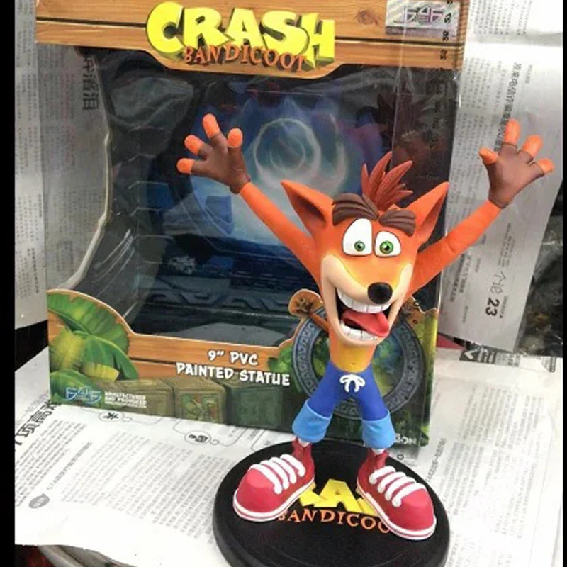 

Five-Star Animation Around The Game First 4 Figures 9-inch Gull Wolf Character Boxed Hands To Do Crash Bandicoot