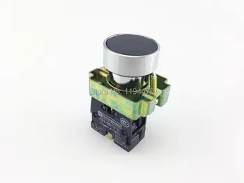 

5pcs/Lot XB2 BA21 XB2-BA21 Black Self-reset Momentary Flush Pushbutton 1 N/O Flat Push Button Switch Replace Telemecanique