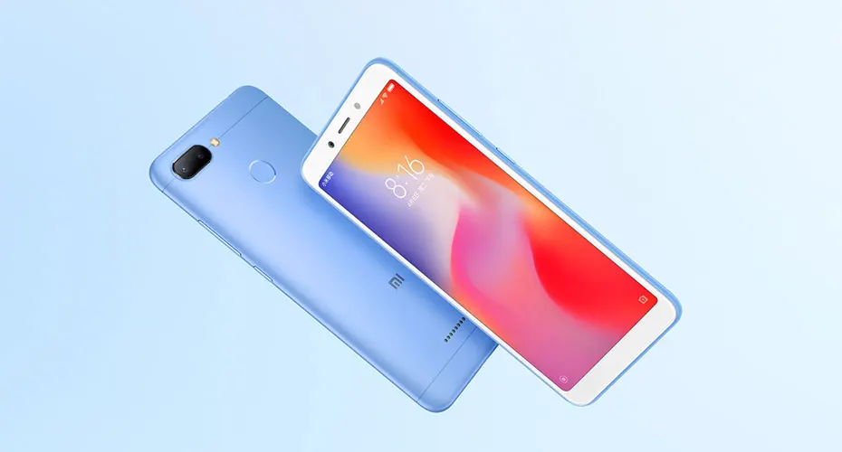 Глобальная версия Xiaomi Redmi 6, 3 ГБ, 32 ГБ, 5,45 дюйма, HD, полный экран, 18:9, смартфон Helio P22, четыре ядра, AI, двойная камера 12 Мп+ 5 МП, CE FCC