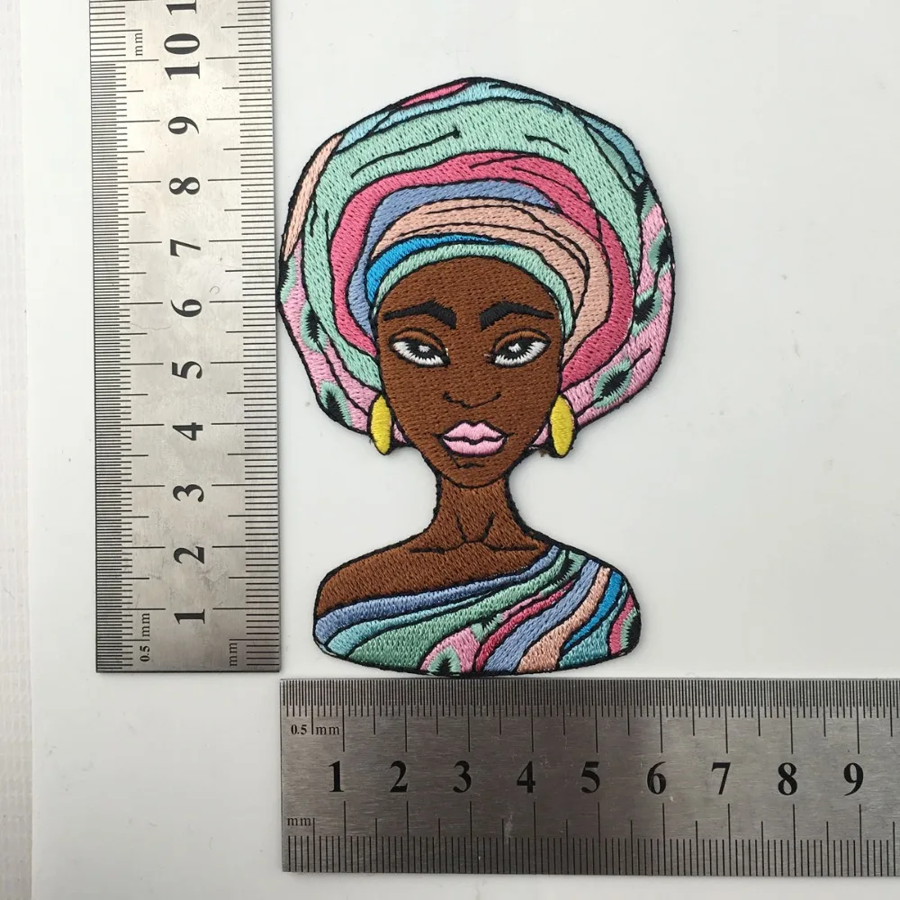 2018 New Scarf Style Lady Embroidered Patches For Clothing Fashion Decoration (2)