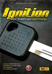 Ключ зажигания через ничего (DVD + трюк)-Magic Trick, сделано в Китае-уловка, психического, фокус