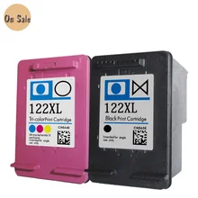 2PK Pour hp122 122XL Cartouche D’encre pour hp 122 122XL D’encre pour HP Deskjet 1000 1050A 2000 2050 2050A 3000 3050 3050A 1510 Imprimante