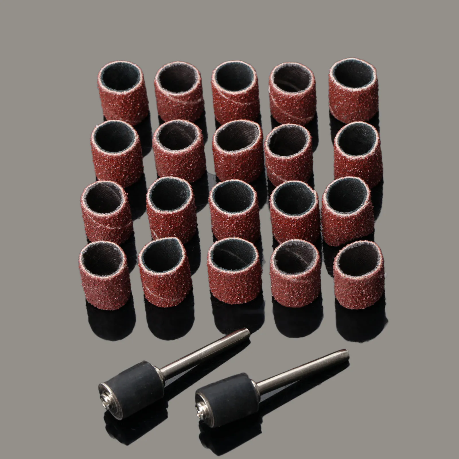 Аксессуары Dremel 100 шт. набор для шлифования барабана 80 #9 5 мм + 2 шлифовальных