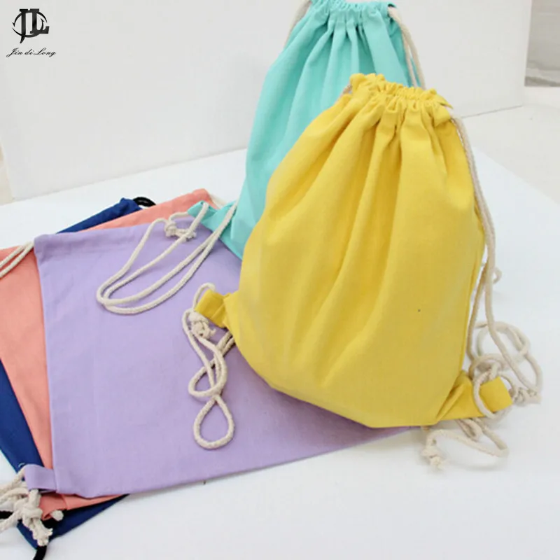 Canvas Drawstring Backpack Canvas Drawstring Backpack Super Thick