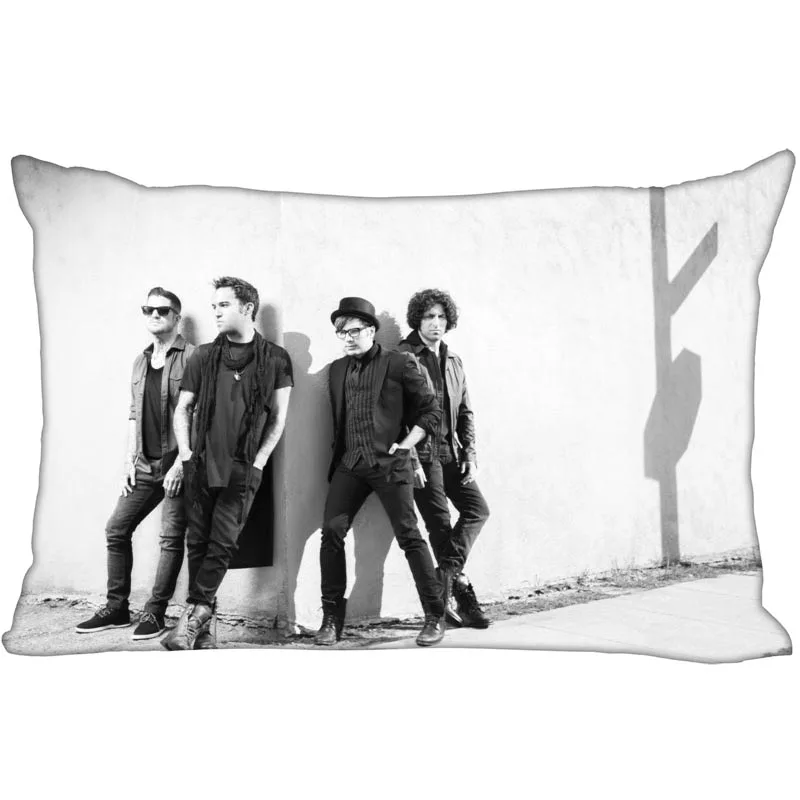 

Custom Fall Out Boy Rectangle Pillowcase zipper dakimakura Classic Pillow Case size 35X45cm DIY Gift