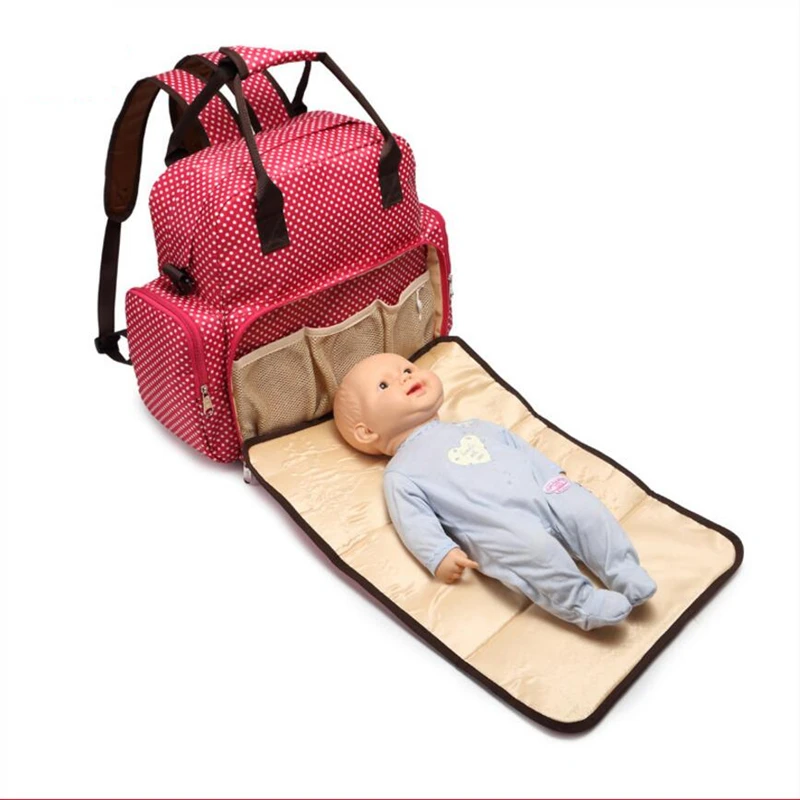 Новая мода мама рюкзак bolsa maternidade детские пеленки мешок с пеленальный коврик Многофункциональный Открытый мамы Tote для беременных сумка