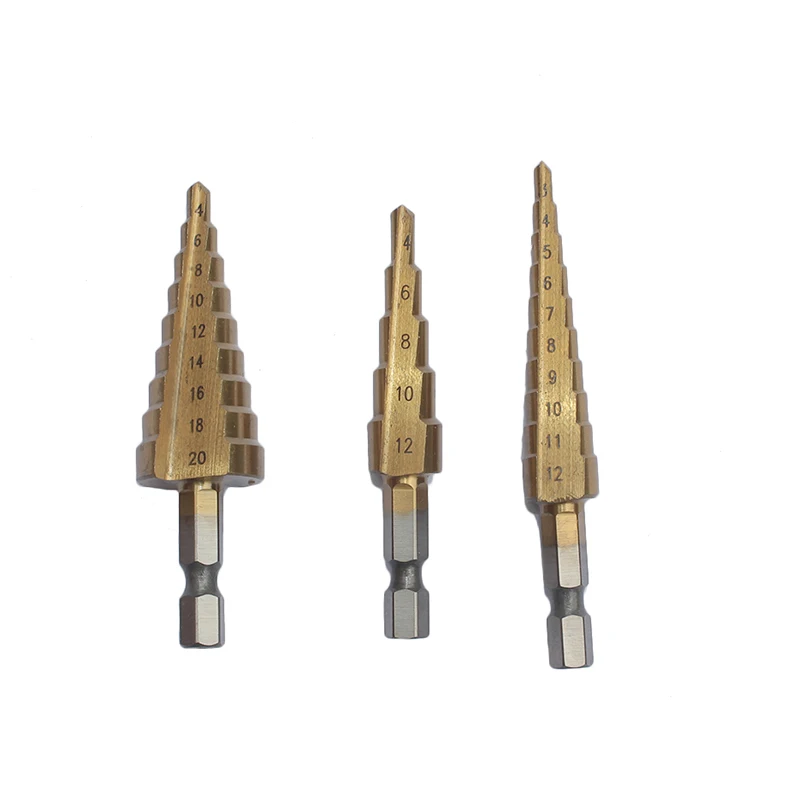 Professional High Speed Steel 4 12 20 32mm Hexagonal Handle Straight Drill Bit Unique Modeling Hardware