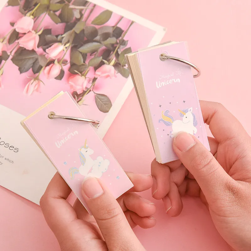 

95 Pages Unicorn Sticky Notes Love Memo Pads Sticker Post Bookmark Marker Stationary Supplies