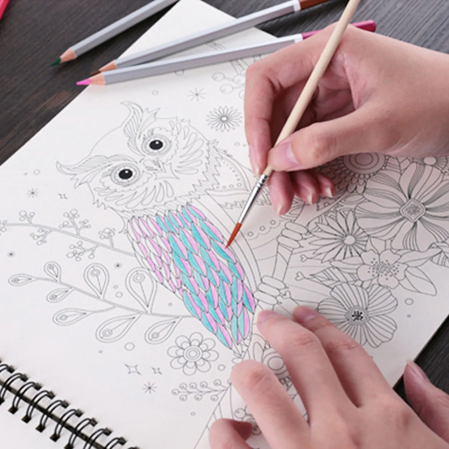 24 цвета водорастворимый цветной карандаш акварельные карандаши набор для взрослых детей рисование Рисование эскиз