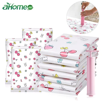 

Cute Vacuum Compression Bag Home Storage Bag Cloth Bedding Sheet Organize Bag