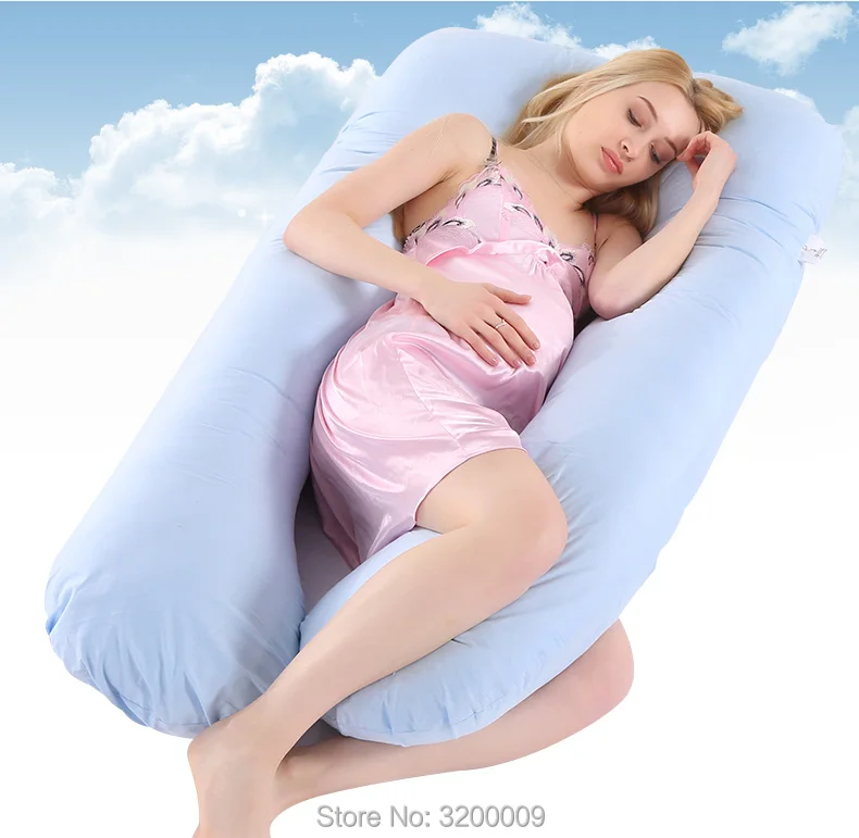 Новая беременная женщина u-образная Подушка для сна поддержка хлопок наволочка Беременная Женская Подушка беременная женщина боковой сон Ced подкладки