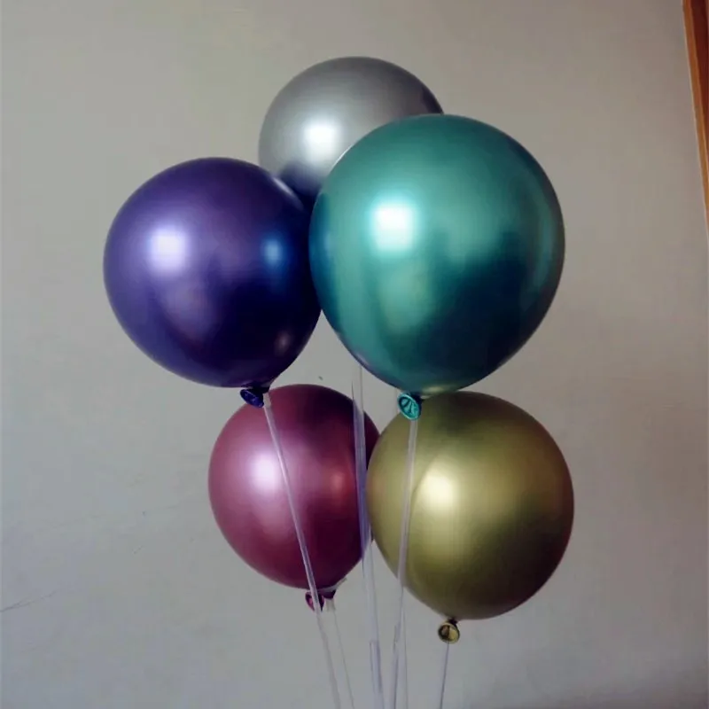 

Metal balloon 15pcs/lot 12inch latex round ballons birthday party decoration valentine wedding balloons eid mubarak decoration
