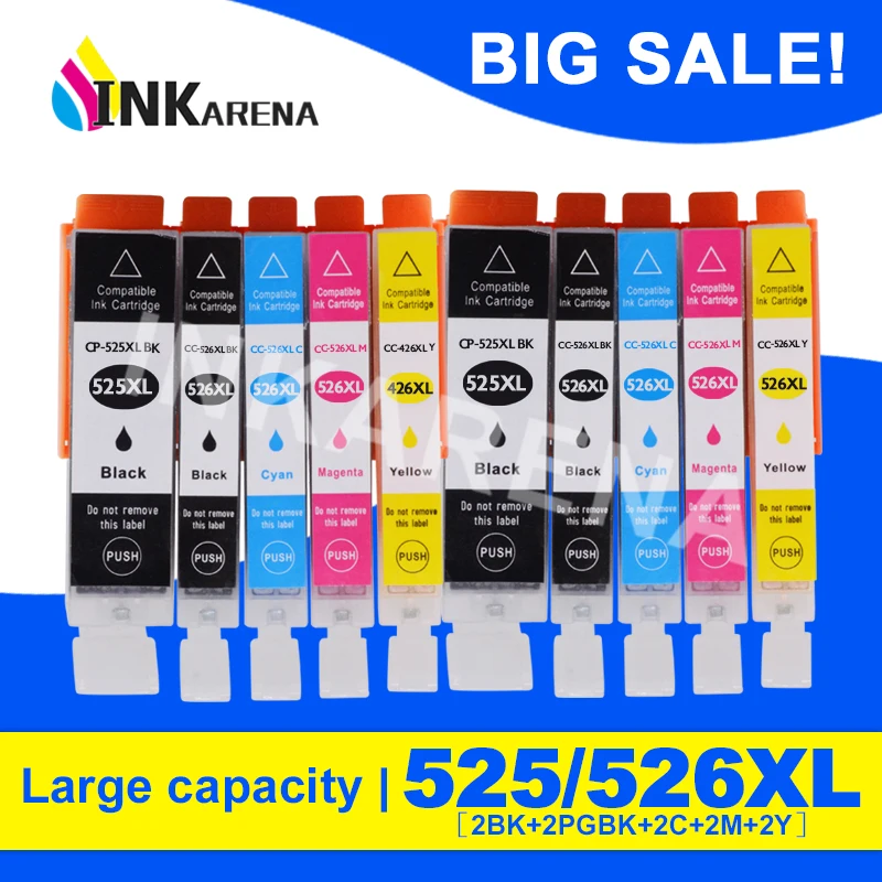 Чернильный картридж для принтера Canon Φ Pixma IP 4850 4950 IX6550 MG 5150 5250 5350 принтеры с полными