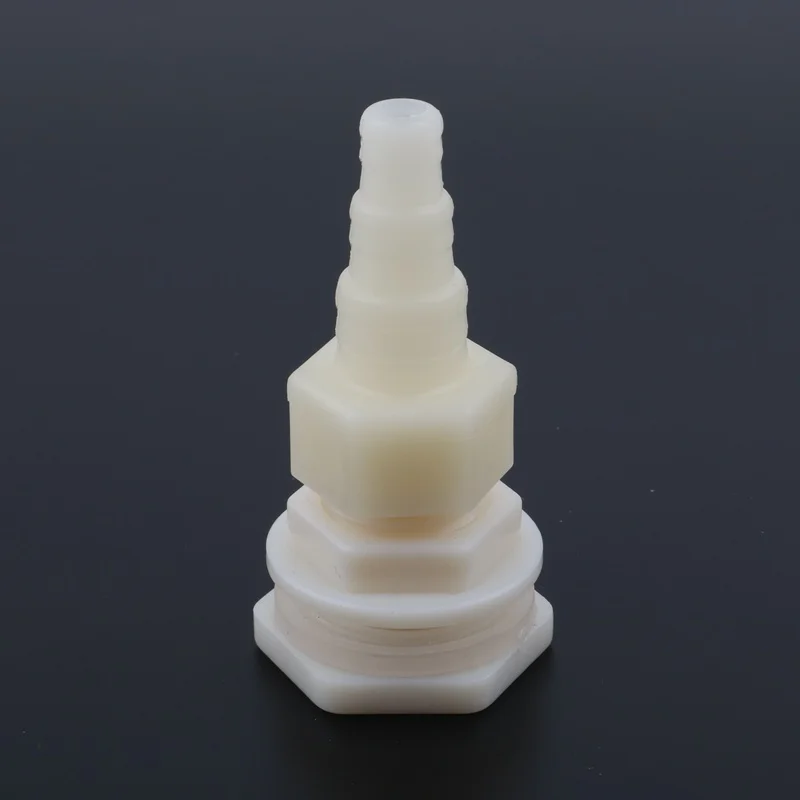 1pc 1/2" fish tank Bulkhead Pipe Joints ABS 20mm aquarium bucket water inlet outlet connector water tank drainage