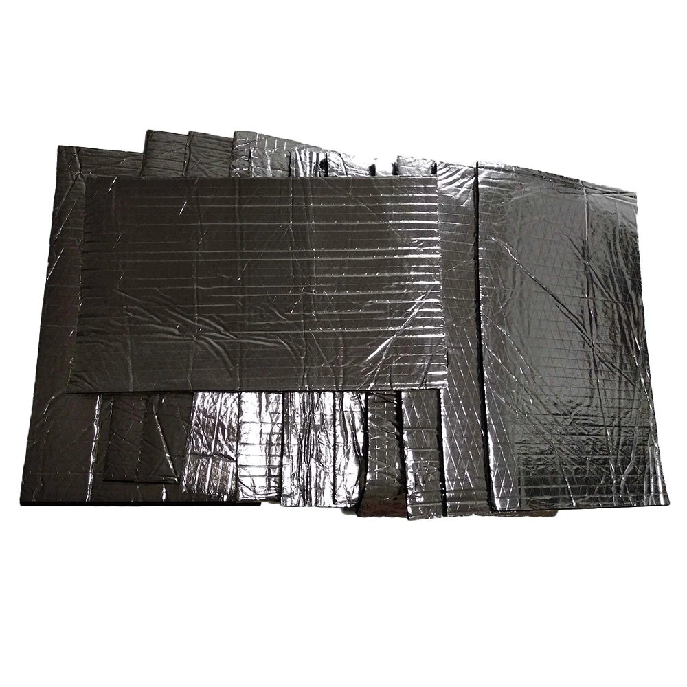 

12PCS 5mm Car Firewall Sound Deadener Heat Shield Insulation Audio Noise Insulation Deadening Material Mat Pad