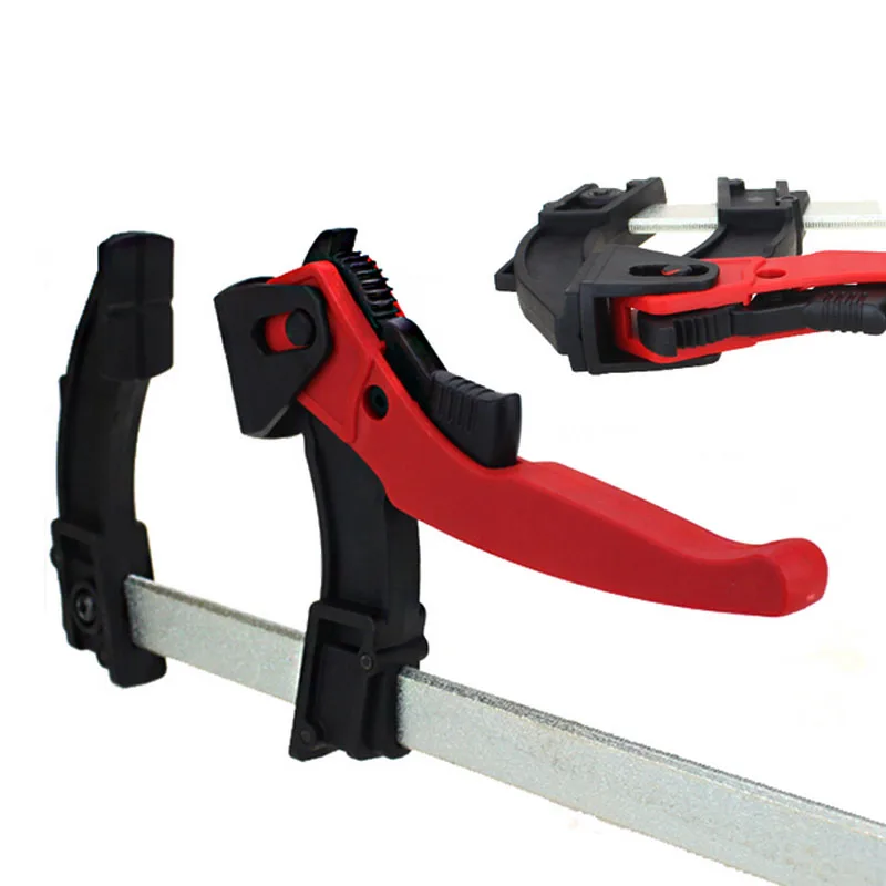 

120 Degree Adjustable Quick Grip Clamp Woodworking F Clamp DIY Hand Hardware Tool