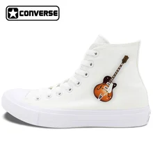 4 Colors Shoes Converse All Star II Original Design Acoustic Guitar Musical Instrument Unisex High Top Canvas Sneakers