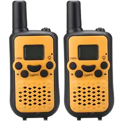 Новый Желтый ts899 22ch портативный Радиоприемник портативная рация пара GMRS близнец Talkabout удобно с подкладкой радио трансивер ж/фонарик