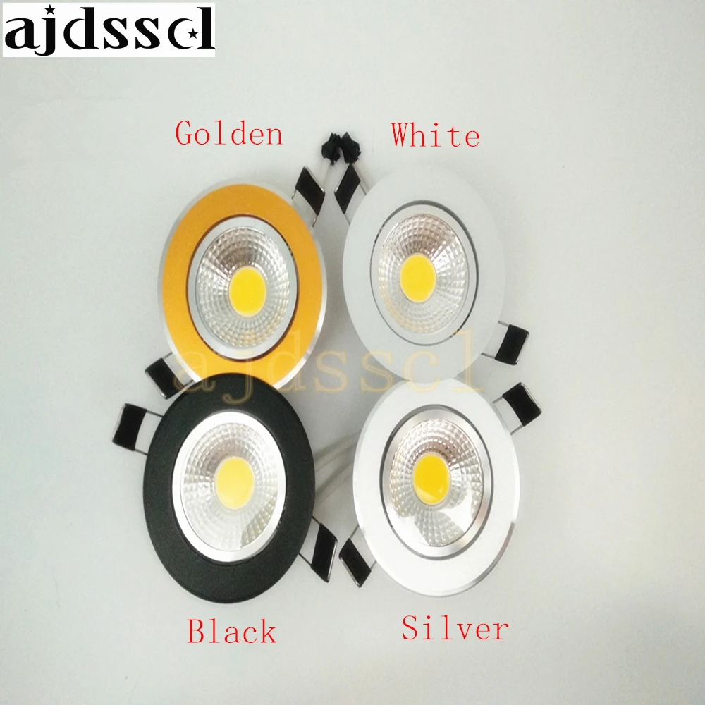 

10X LED COB Super Bright Dimmable Led downlight light COB CeilingSpot Light 3w 5w 7w 12w ceiling recessed Lights Indoor Lighting