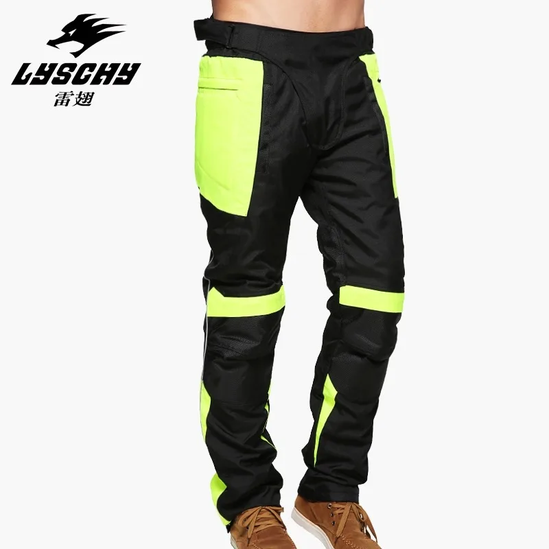 

NEW Brand LYSCHY winter Motorcycle pants Motor trousers motocross Racing Warm Windproof Sports Knee Protective trousers