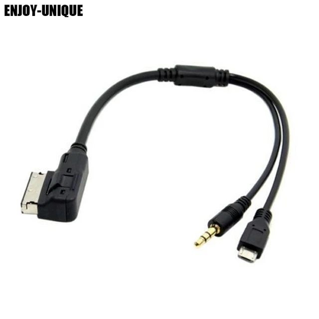Aux-in 3.5mm Jack for IPhone MP3 to AMI Adapter Stereo Music Media Audio  Interface