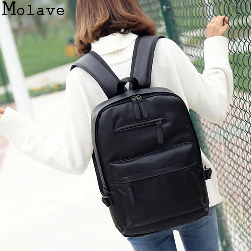 MOLAVE рюкзак 2018 обычный кожаный рюкзак ноутбук сумка для путешествий школьный рюкзак мешок mochilas mujer 45. August.8