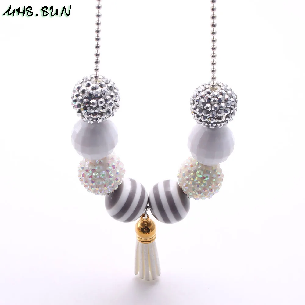 BN595-1 (3),$1.8-1PC,50g.Handmade Baby Bubblegum Beads Necklace Chunky Children Jewelry Necklace Long Chain Necklace For Girls Gift 1PCSlotJPG