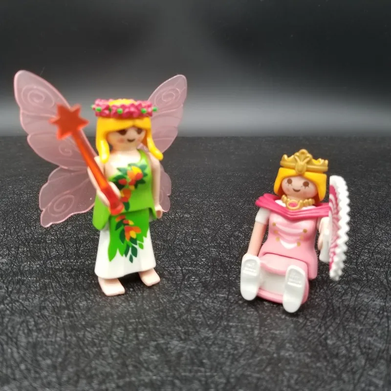 Playmobil 7 см Фигурки милые девушки модные игрушки модельные куклы кирпичи MOC для