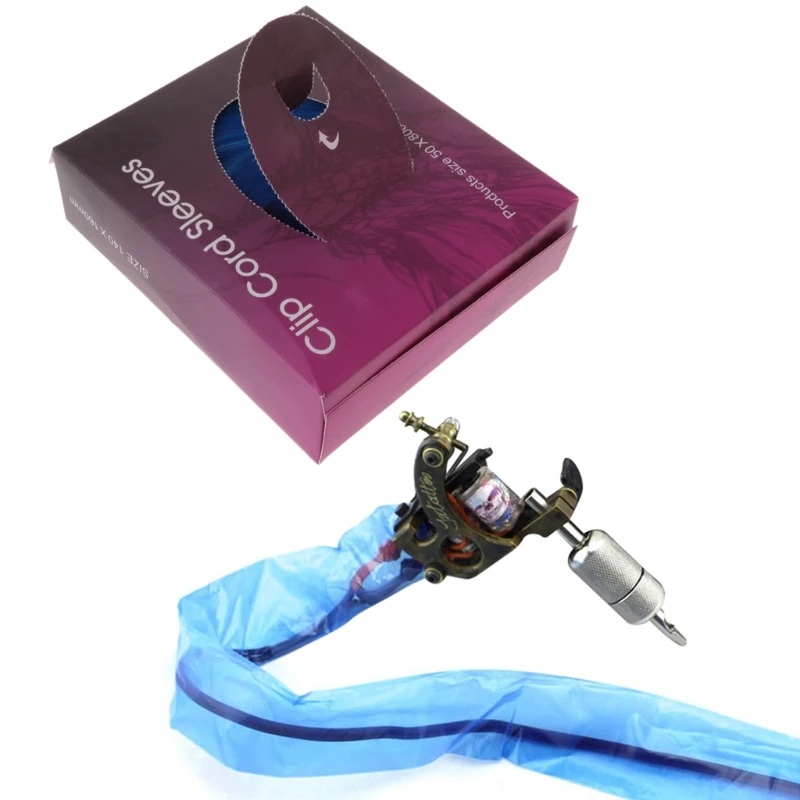 125pcs Cartridge Tattoo Machine Bag Filter Pen Type Covers Plastic