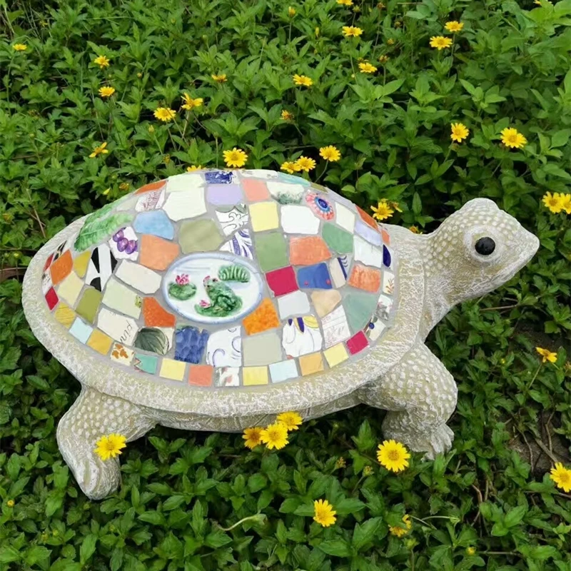 Outdoor Turtle Garden Ornament European Ceramic Animal Courtyard Landscape Decorationin Statues